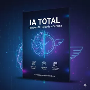 Imagen de portada para Ebook IA Total: Recupera 10 horas de tu semana