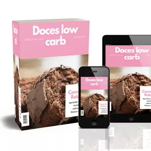 Imagem de capa para o Ebook Sobremesas Low Carb