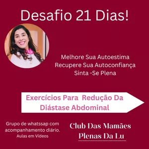 Imagem do curso Desafio 21 dias: Exercícios Para Redução Diástase 