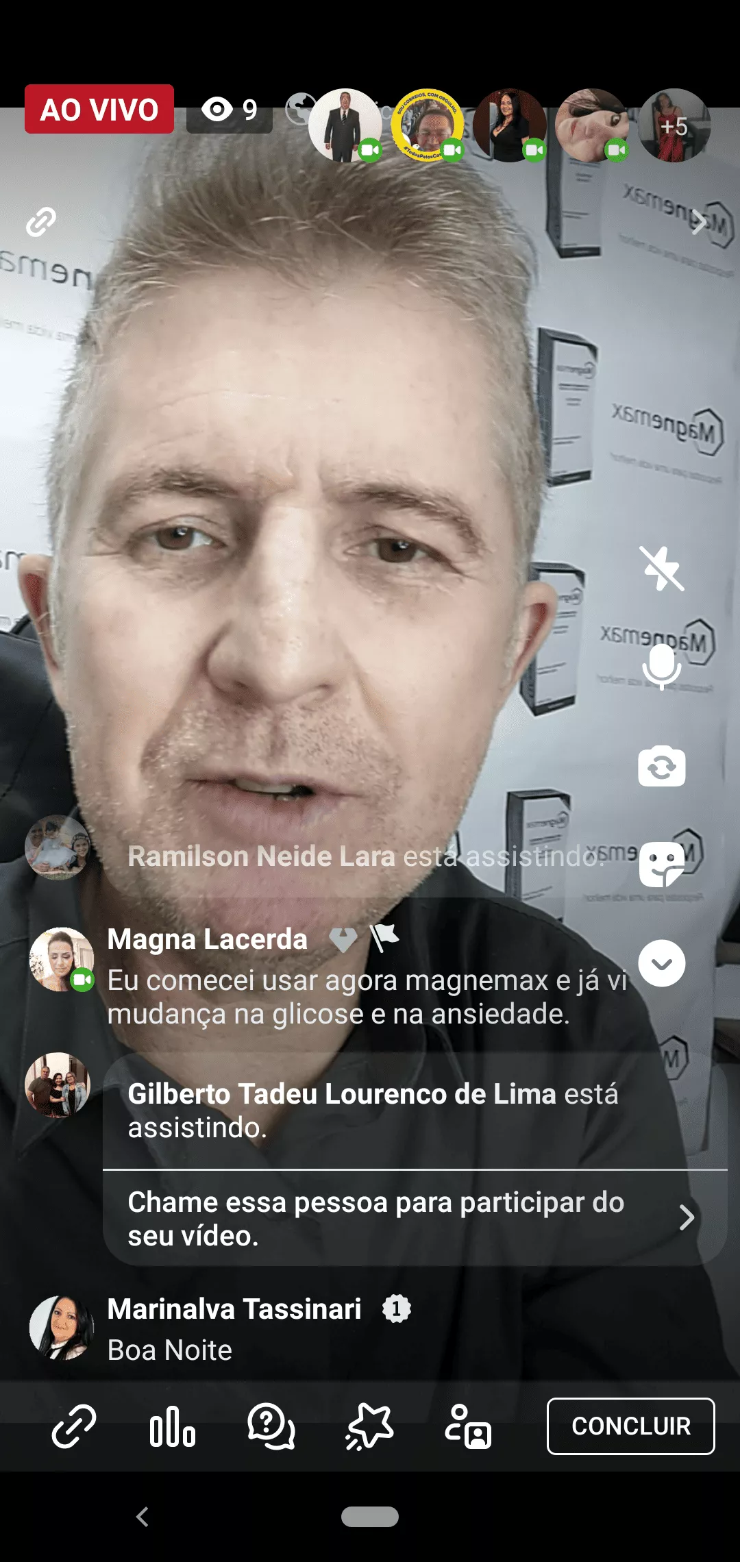 Depoimentos Magnemax