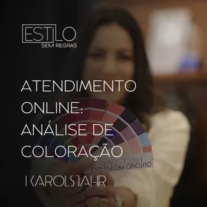 Imagem de capa para o Curso online ANÁLISE DE COLORAÇÃO PESSOAL ONLINE
