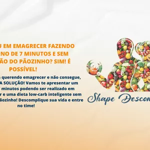 Imagem de capa para o Curso online EMAGREÇA FAZENDO TREINO DE 7 MINUTOS E SEM ABRIR MÃO DO PÃOZINHO