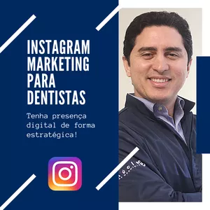 Imagem de capa para o Curso online Instagram Marketing para Dentistas
