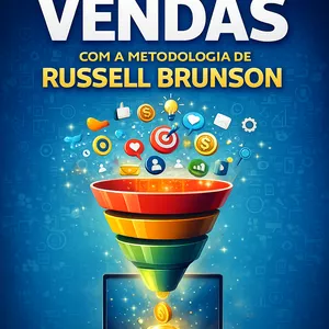 Imagem de capa para o Ebook FUNIL DE VENDAS com a metodologia  de RUSSELL BRUNSON