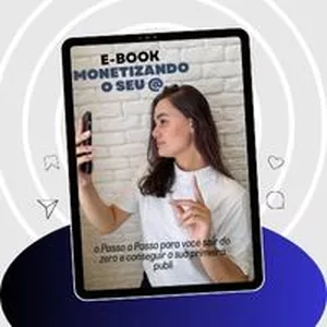 Imagem de capa para o Ebook MONETIZANDO O SEU @