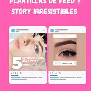 Imagem de capa para o Ebook Plantillas de Feed y story Irresistibles 