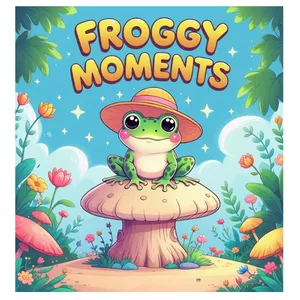 Cover image for Ebook Froggy Moments: A Cute Frog Coloring Book