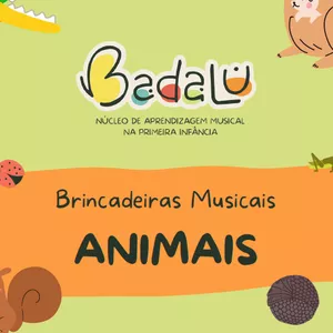 Imagem de capa para o Ebook Brincadeiras musicais Badalu - Animais