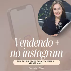 Imagem de capa para o Ebook Vendendo + no Instagram!