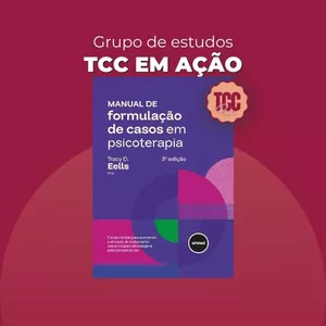 Imagem de capa para o Curso online Grupo de Estudos TCC em Ação 8ª ed. - Manual de formulação de casos em psicoterapia