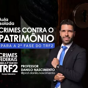 Imagem do curso Crimes contra o Patrimônio para a 2ª Fase do XIX Concurso TRF2 2026