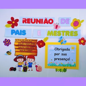 Imagem de capa para o Ebook KIT REUNIÃO DE PAIS E MESTRES (3º kit)+ MOLDE ENVELOPE