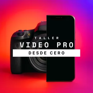 Imagen de portada para Curso online Video-Pro Desde Cero: Aprende Cámara, Exposición, Iluminación y Edición para Creadores