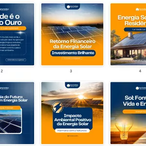 Imagem de capa para o Curso online Pack 365 Posts sobre Energia solar