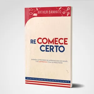 Imagem de capa para o Ebook (Re)Comece Certo - Jornada do Inglês 