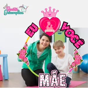 Imagem de capa para o Ebook  Bambolê Dia das Mães para fotos