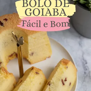 Imagem de capa para o Ebook Receita pra fazer bolo de goiaba 