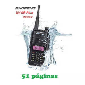 Imagem de capa para o Ebook Manual em Português BAOFENG UV-9R PLUS (+) Rádio