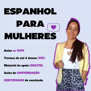 Imagem de capa para o Serviço online ESPANHOL PARA MULHERES