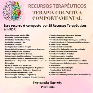Imagem de capa para o Ebook RECURSOS TERAPÊUTICOS - TERAPIA COGNITIVO COMPORTAMENTAL