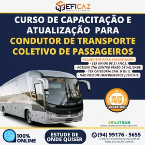 Imagem de capa para o Curso online CAPACITAÇÃO PARA CONDUTOR DE TRANSPORTE COLETIVO DE PASSAGEIROS