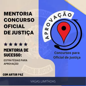 Imagem de capa para o Serviço online MENTORIA CONCURSO OFICIAL DE JUSTIÇA