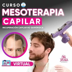 Imagen de portada para Curso online CURSO DE MESOTERAPIA CAPILAR