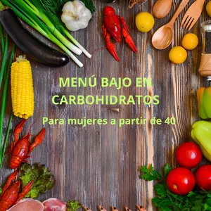 Imagen de portada para Ebook Menú bajo en Carbohidratos