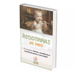 Imagem de capa para o Ebook Receitinhas do Theo 