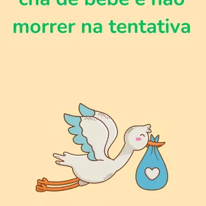 Imagem de capa para o Ebook Como organizar um chá de bebê e não morrer na tentativa