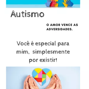 Imagem de capa para o Ebook Autismo O amor vence as adversidades