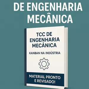 Imagem de capa para o Curso online TCC Pronto Editável: Engenharia Mecânica – Sistema Kanban