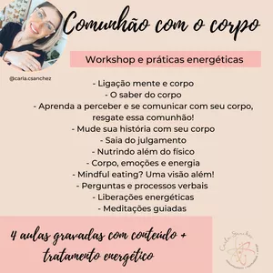 Imagem de capa para o Curso online COMUNHÃO COM O CORPO