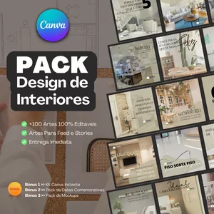 Imagem do curso Pack Canva Para Design de Interiores