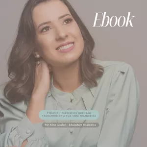 Imagem de capa para o Ebook 7 dias e 7 estratégias para transformar sua vida financeira