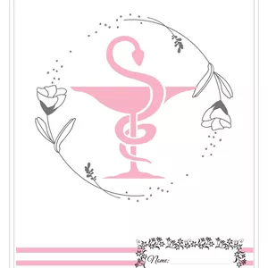 Imagem de capa para o Ebook Capa para Matéria +  Folha A4 - Farmácia rosa - Radiante Arte