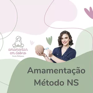 Imagem de capa para o Curso online Amamentação Método NS por Paula Philipson - @amamentar em dobro