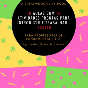 Imagem de capa para o Ebook 10 aulas com 10 atividades prontas para introduzir e trabalhar EASTER
