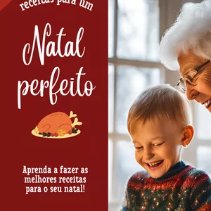 Imagem de capa para o Ebook 30 Receitas Para um Natal Perfeito