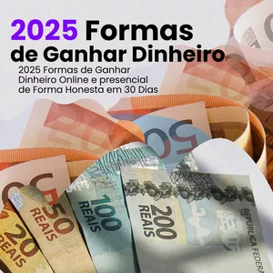 Imagem de capa para o Ebook 2025 Formas  de Ganhar Dinheiro