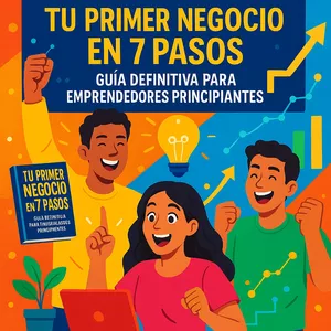 Imagen de portada para Ebook Tu Primer Negocio en 7 Pasos Guía Definitiva para Emprendedores Principiantes