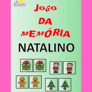 Imagem de capa para o Ebook Jogo da Memória Natalino