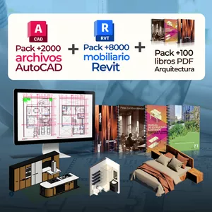 Imagen de portada para Ebook MegaPack AutoCAD + Revit