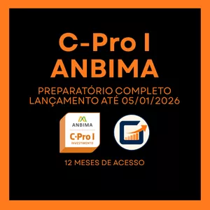 Imagem de capa para o Curso online PREPARATÓRIO C-PRO I | 12 MESES DE ACESSO (GANHE DE BÔNUS PREPARATÓRIO CPA)