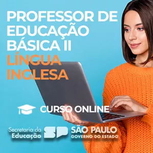 Imagem do curso Curso Preparatório para o Processo Seletivo Simplificado de 2026 de Professor de Inglês do Estado de São Paulo - Online