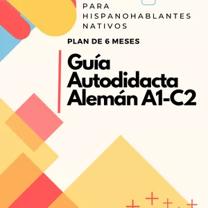 Imagen de portada para Ebook Guía autodidacta en ESPAÑOL para aprender hasta C2 en ALEMÁN! 
