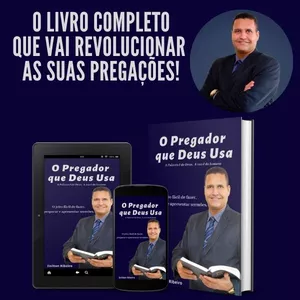 Imagem de capa para o Ebook Livro digital: "O Pregador que Deus Usa"