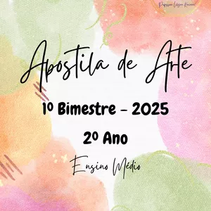 Imagem de capa para o Curso online APOSTILA DE ARTE MG - 2º ANO ENSINO MÉDIO -  1º BIMESTRE 2025