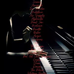 Imagem de capa para o Ebook Livro de Partituras Para Piano - Pop Rock Internacional