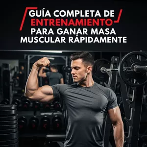 Imagen de portada para Ebook Guía completa de entrenamiento para ganar masa muscular rápidamente